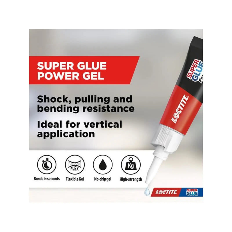 Loctite Super Glue Power Gel Tube 3g
