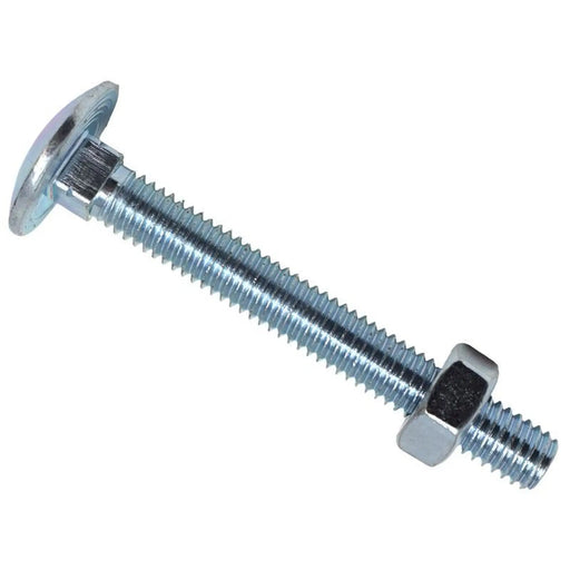 METALMATE® METALMATE Cup Square Hex Bolt & Nut ZP M6 x 50mm Box 50