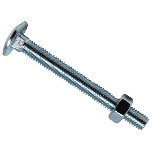 METALMATE® METALMATE Cup Square Hex Bolt & Nut ZP M8 x 75mm Box 25