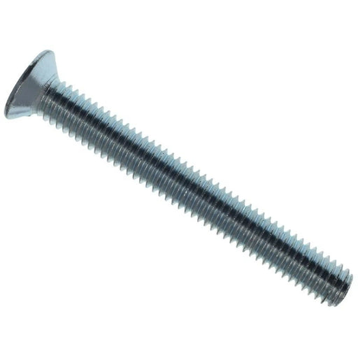 METALMATE® METALMATE Machine Screw Pozi Compatible CSK ZP M6 x 50mm Box 25