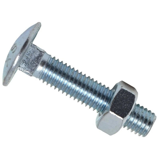 METALMATE® METALMATE Cup Square Hex Bolt & Nut ZP M10 x 50mm Box 25