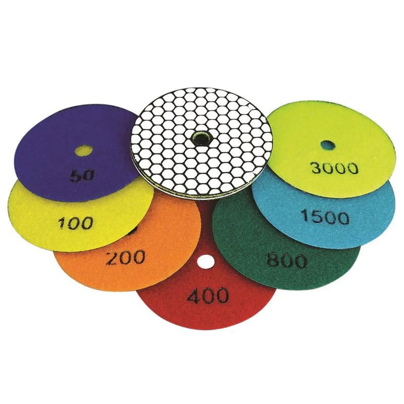 MEXCO Ceramica Diamond Dry Polishing Kit, 8 Piece