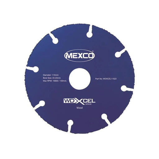 MEXCO WD XCEL Grade Wood Cut Blade 115 x 22mm