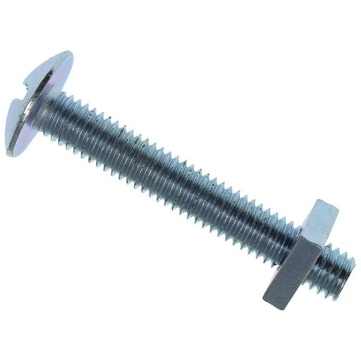 METALMATE® METALMATE Roofing Bolt & Nut ZP M6 x 40mm (Box 25)