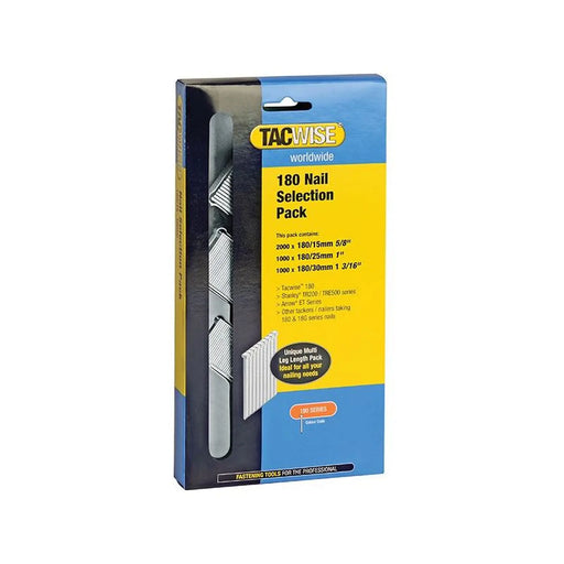 Tacwise 180 18 Gauge Nail Selection (Pack 4000)