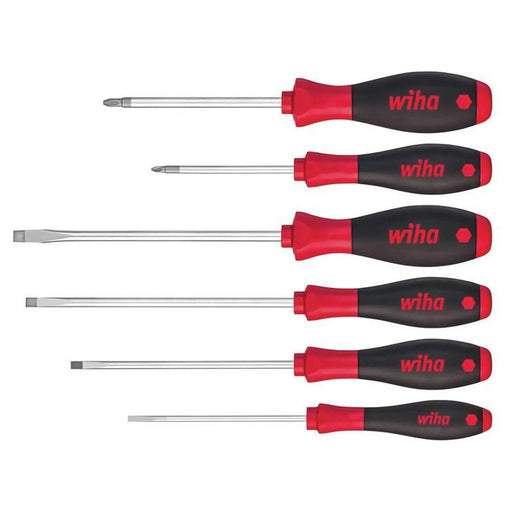 Wiha SoftFinish® SL/PZ Screwdriver Set, 6 Piece