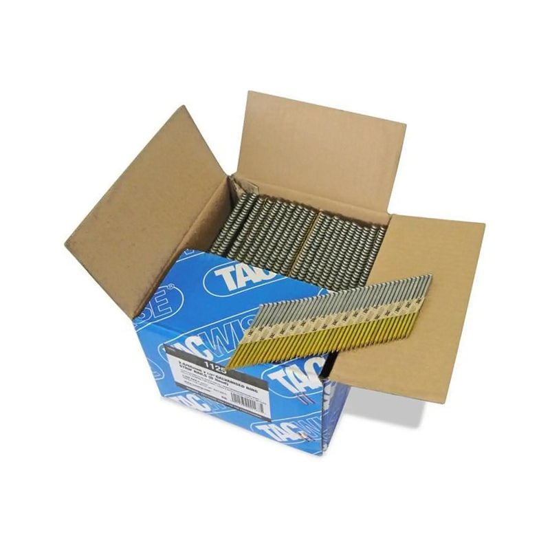 Tacwise 34° Extra Galvanised Framing Ring Shank Nails Type 2.8/65mm (3300)