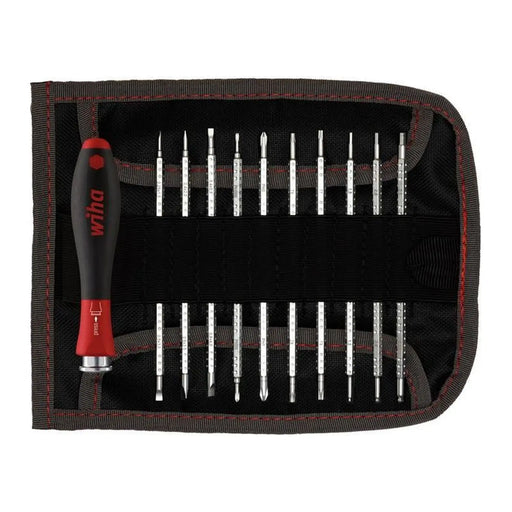 Wiha SYSTEM 4 SoftFinish® Interchangeable Screwdriver Set, 12 Piece