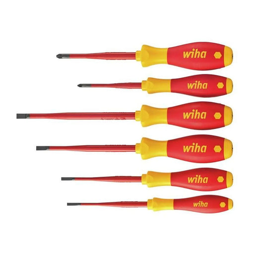 Wiha SoftFinish® electric slimFix SL/PZ Screwdriver Set, 6 Piece