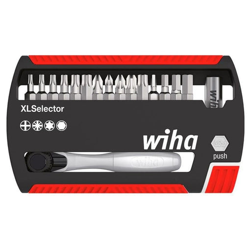 Wiha XLSelector Ratchet Bit Set, 17 Piece
