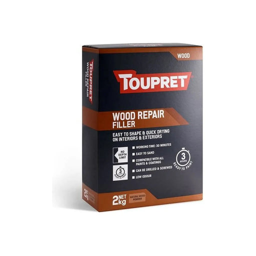 Toupret Wood Repair Filler Natural Wood 2kg
