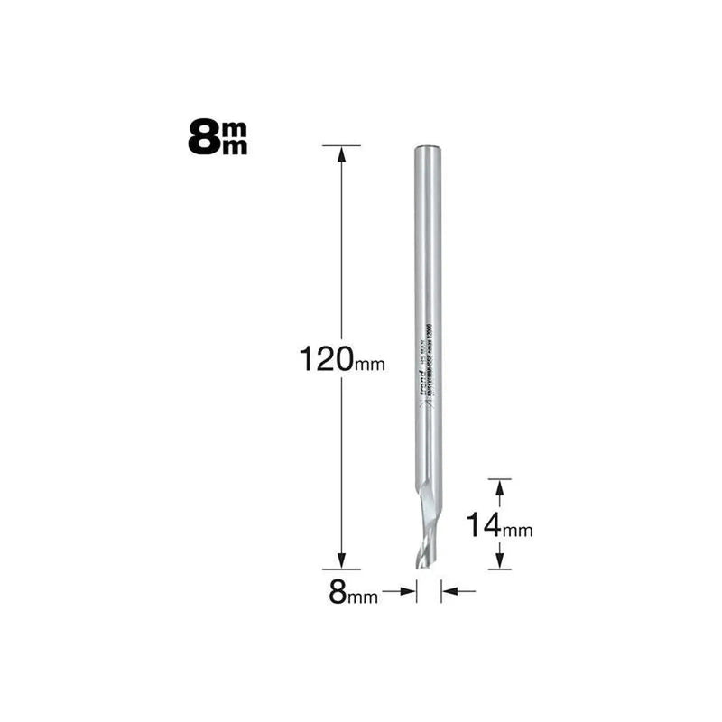 Trend 50/51 x 8mm HSSE Helical Plunge Bit 8mm