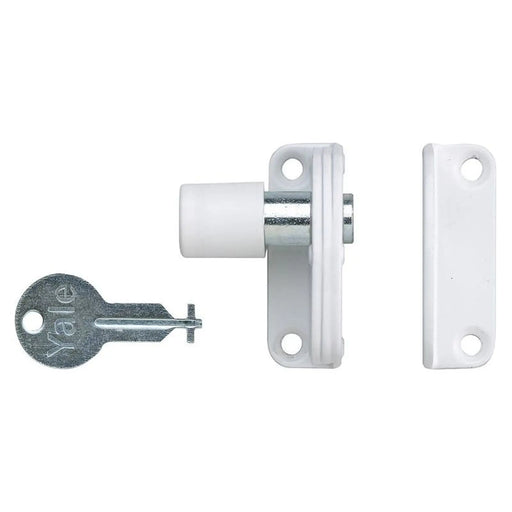 Yale Locks P123 Sash Window Presslock White