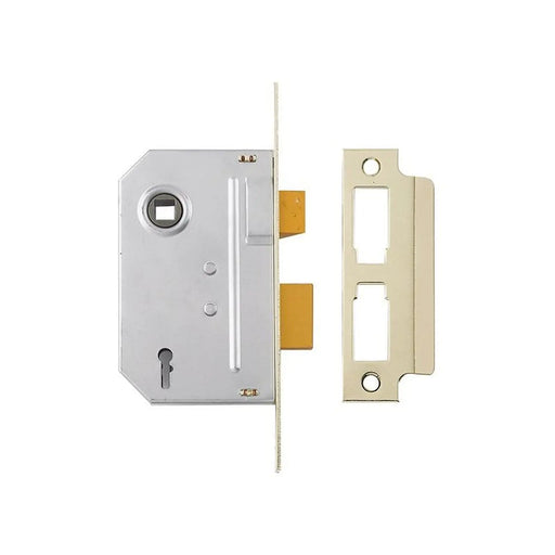 Yale Locks PM320 3 Lever Mortice Sashlock Polished Brass 79mm 3in