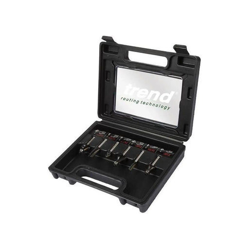 Trend 1/4in TCT Router Cutter Set, 6 Piece
