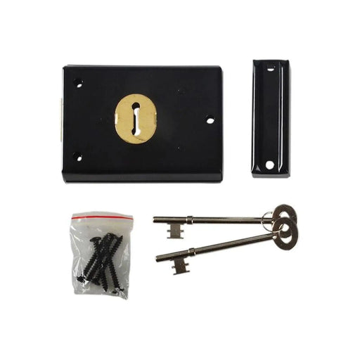 Yale Locks P402 Rim Lock Grey Finish 102 x 76mm Visi