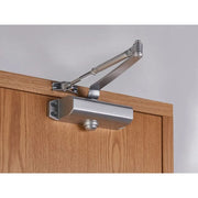 Union CE3F Fixed Size 3 Rack & Pinion Door Closer Silver