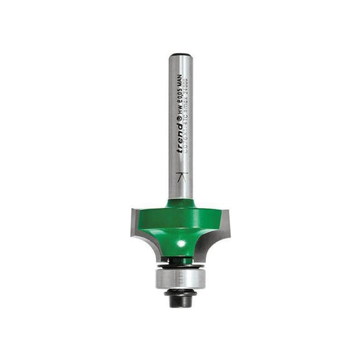 Trend C076 x 1/4 TCT Bearing Guided Ovolo & Round Over 6.3mm Radius