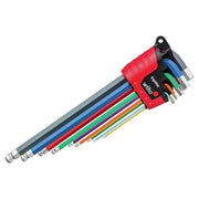 Wiha ErgoStar Colour Hex Ball End L-key Set, 9 Piece