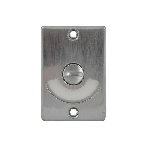 Yale Locks Indicator Bolt for Bathrooms or W.C Doors Satin Chrome P127