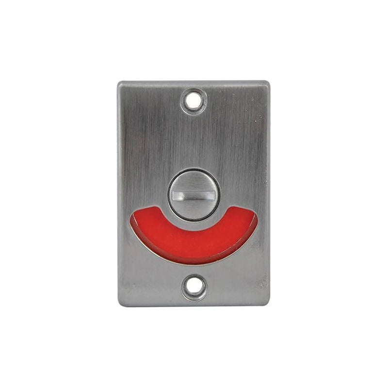 Yale Locks Indicator Bolt for Bathrooms or W.C Doors Satin Chrome P127