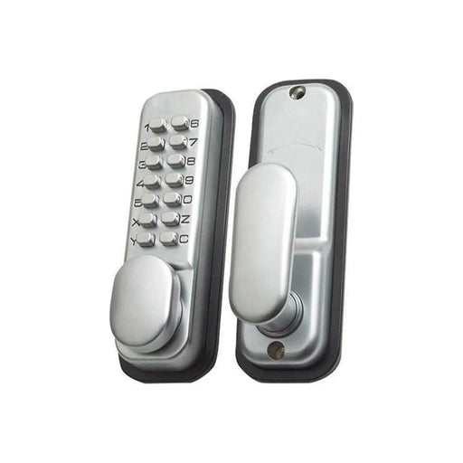 Yale Locks P-DL02-SC Push Button Door Lock Chrome Finish Hold Open Function