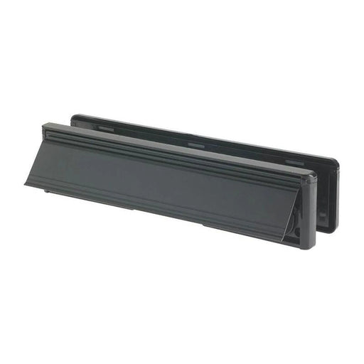 Yale Locks Letter Plate Black (Visi-Packed) 300mm (12in)