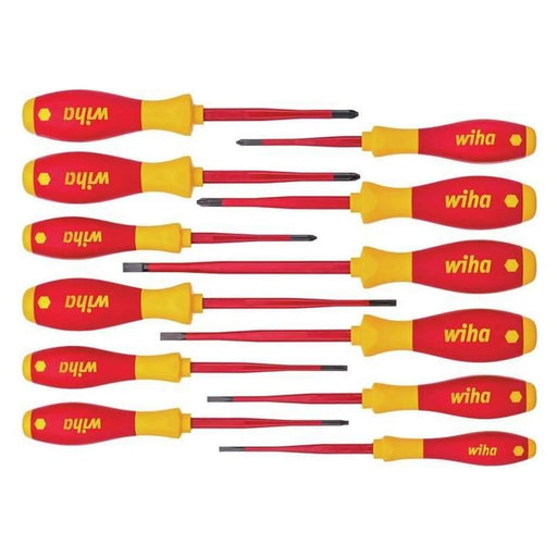 Wiha SoftFinish® electric slimFix Screwdriver Set, 12 Piece