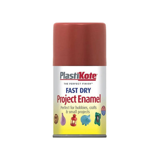 Plastikote Fast Dry Enamel Aerosol Nut Brown 100ml