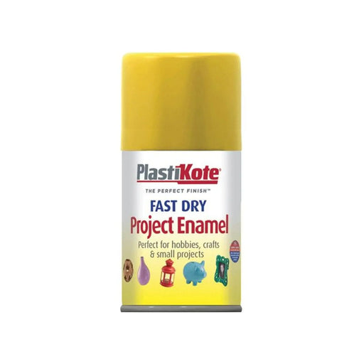 Plastikote Fast Dry Enamel Aerosol Buttercup Yellow 100ml