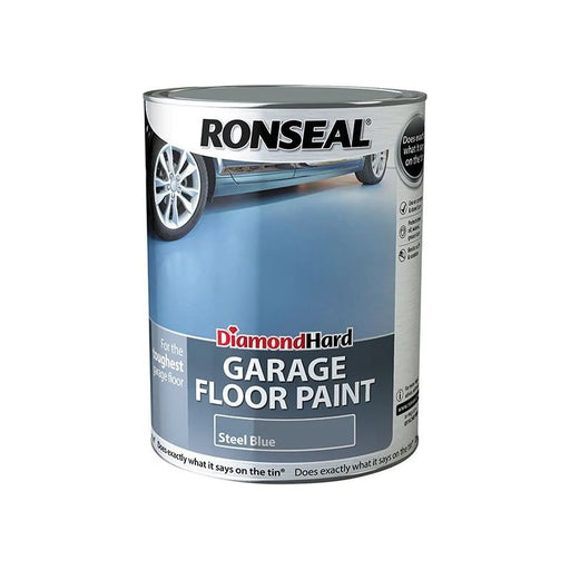 Ronseal Diamond Hard Garage Floor Paint Steel Blue 5 litre