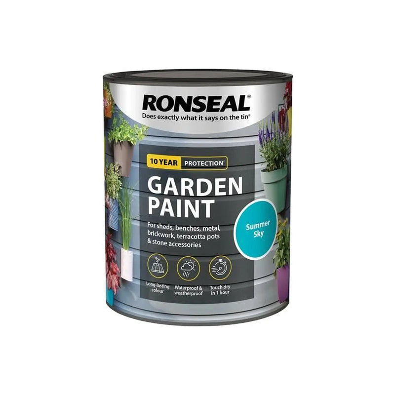 Ronseal Garden Paint Summer Sky 750ml