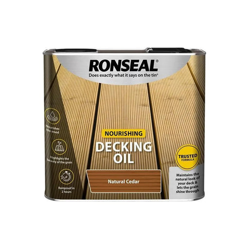 Ronseal Decking Oil Natural Cedar 2.5 litre