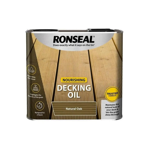 Ronseal Decking Oil Natural Oak 2.5 litre