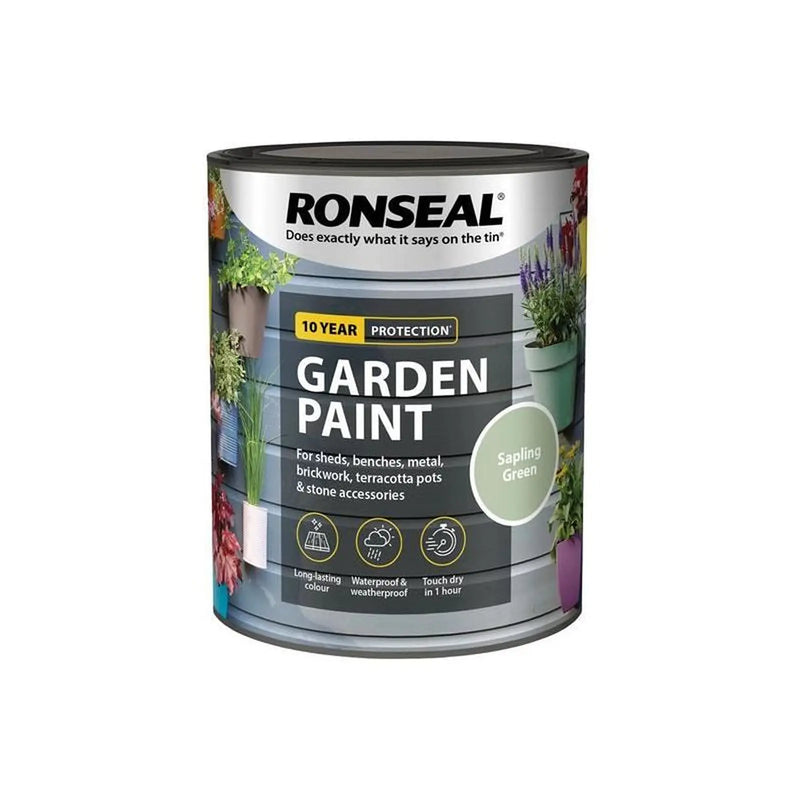 Ronseal Garden Paint Sapling Green 750ml