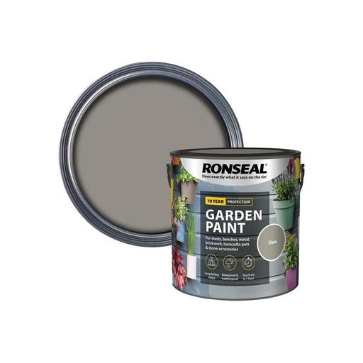 Ronseal Garden Paint Slate 2.5 litre