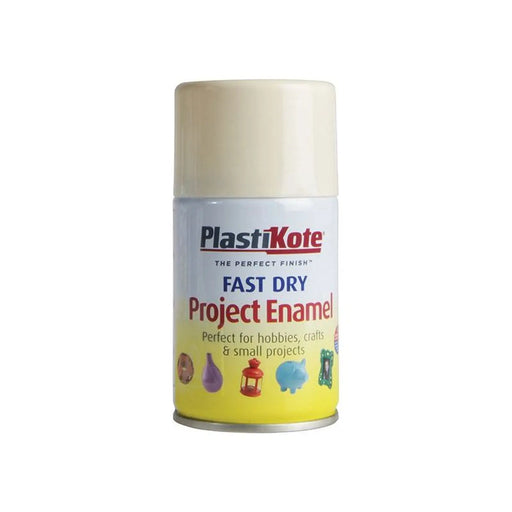 Plastikote Fast Dry Enamel Aerosol Crème De La Crème 100ml