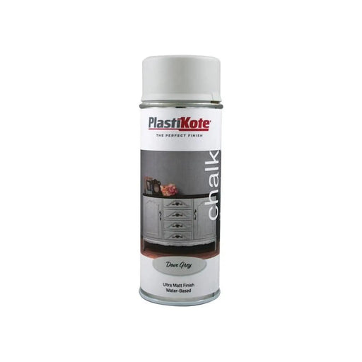Plastikote Chalk Finish Spray Dove Grey 400ml