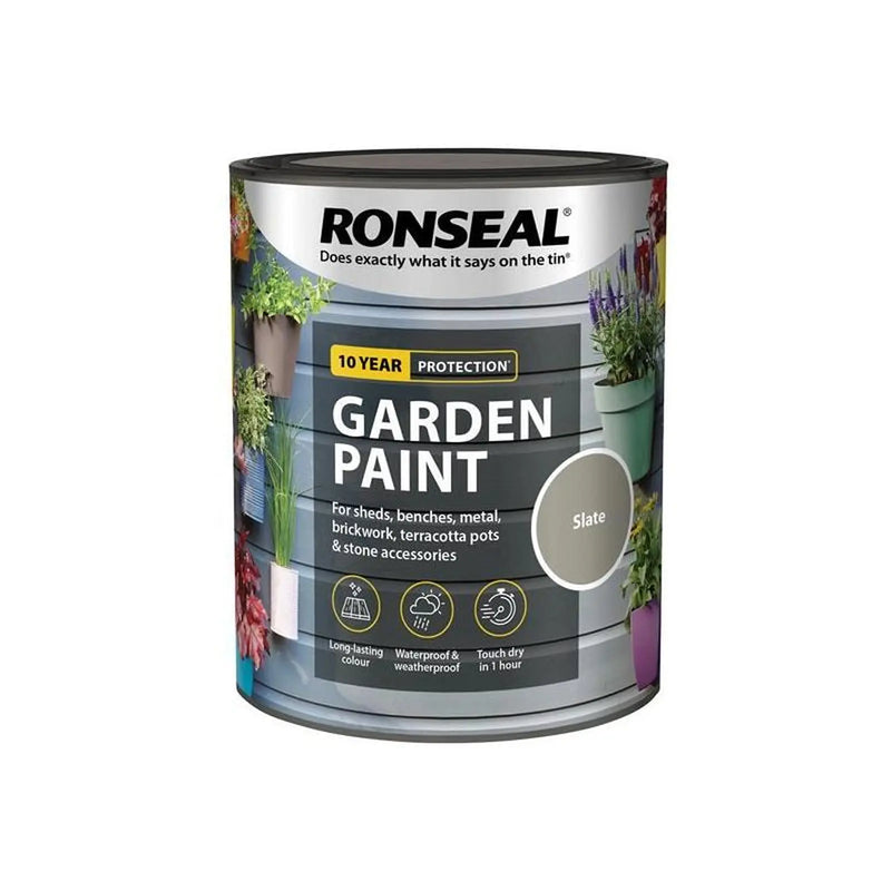 Ronseal Garden Paint Slate 750ml