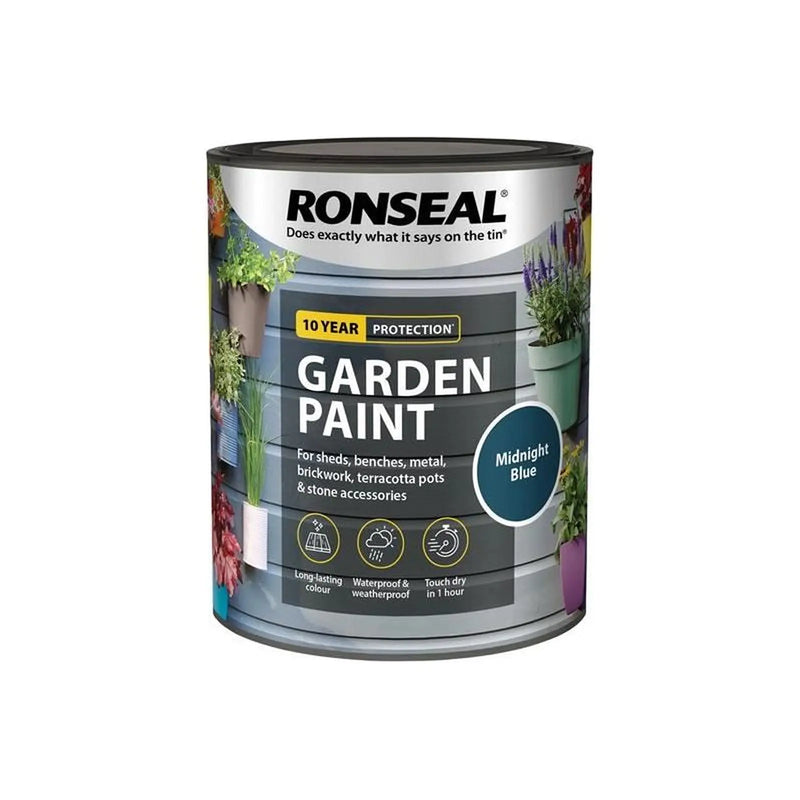 Ronseal Garden Paint Midnight Blue 750ml