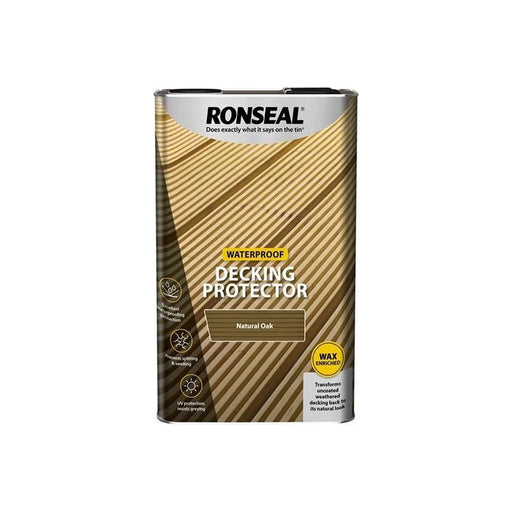 Ronseal Decking Protector Natural Oak 5 litre