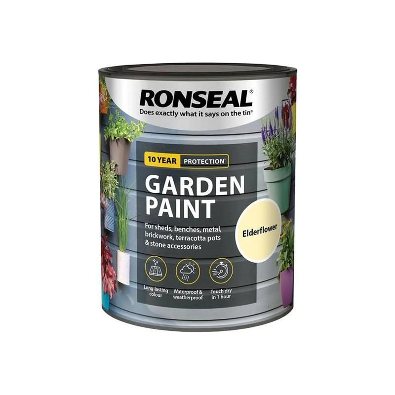 Ronseal Garden Paint Elderflower 750ml