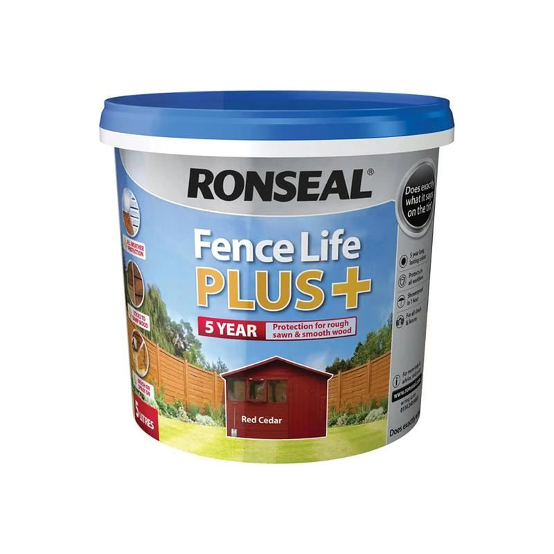 Ronseal Fence Life Plus+ Red Cedar 5 litre