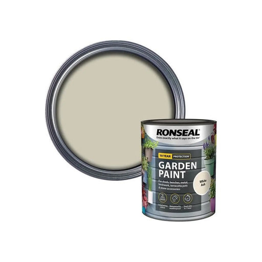 Ronseal Garden Paint White Ash 750ml