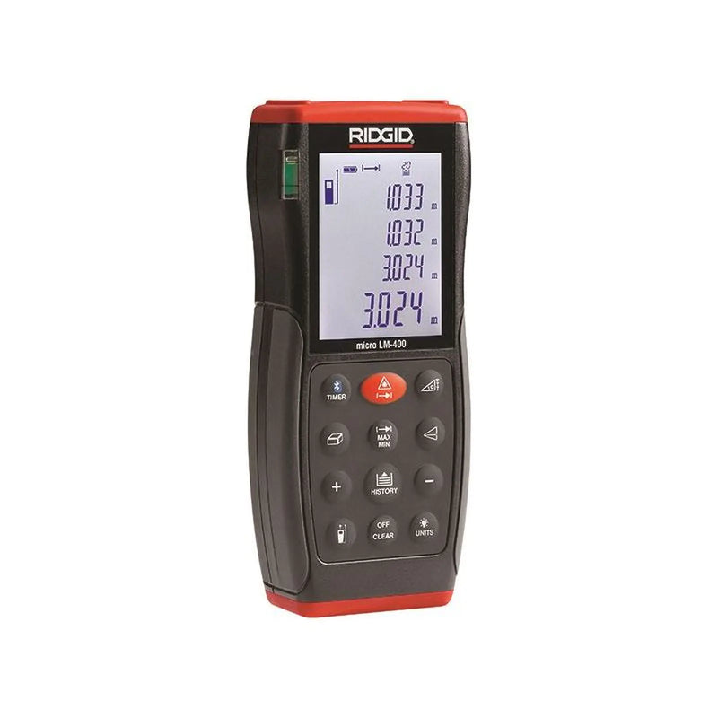 Ridgid 36813 Micro LM-400 Advanced Laser Distance Measure 70m