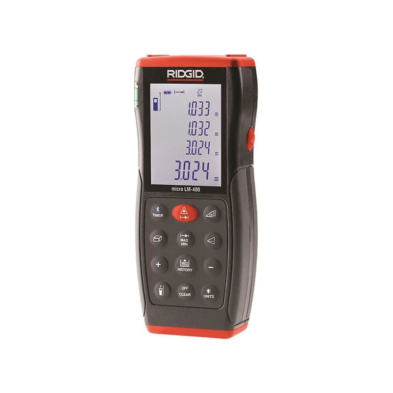 Ridgid 36813 Micro LM-400 Advanced Laser Distance Measure 70m