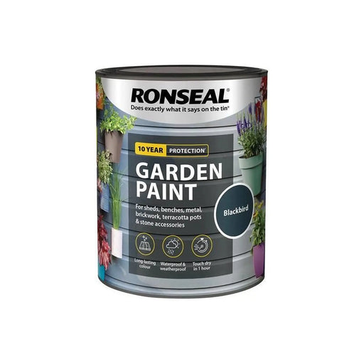 Ronseal Garden Paint Blackbird 750ml