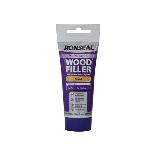 Ronseal Multipurpose Wood Filler Tube Natural 100g