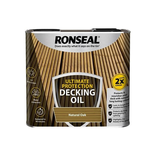 Ronseal Ultimate Protection Decking Oil Natural Oak 2.5 litre