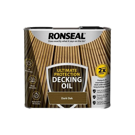 Ronseal Ultimate Protection Decking Oil Dark Oak 2.5 litre